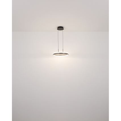 Globo - Lámpara LED colgante LED/40W/230V 3000/4000/6000K diá. 39,7 cm marrón