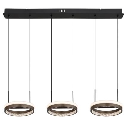 Globo - Lámpara LED colgante LED/40W/230V 3000/4000/6000K marrón