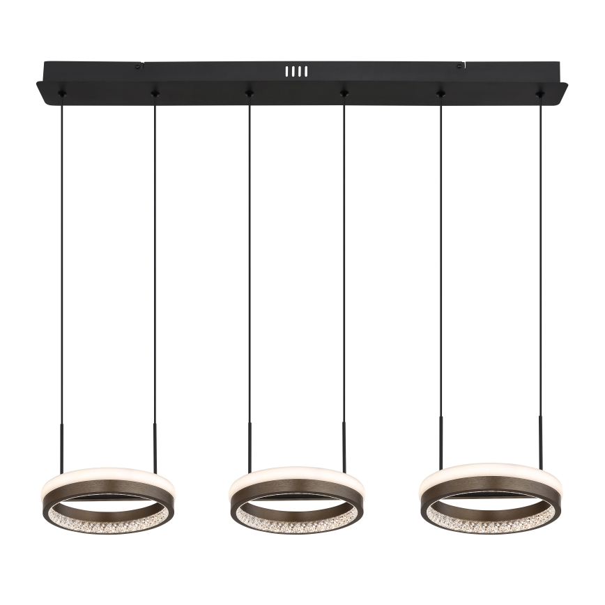 Globo - Lámpara LED colgante LED/40W/230V 3000/4000/6000K marrón