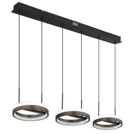Globo - Lámpara LED colgante LED/40W/230V 3000/4000/6000K marrón