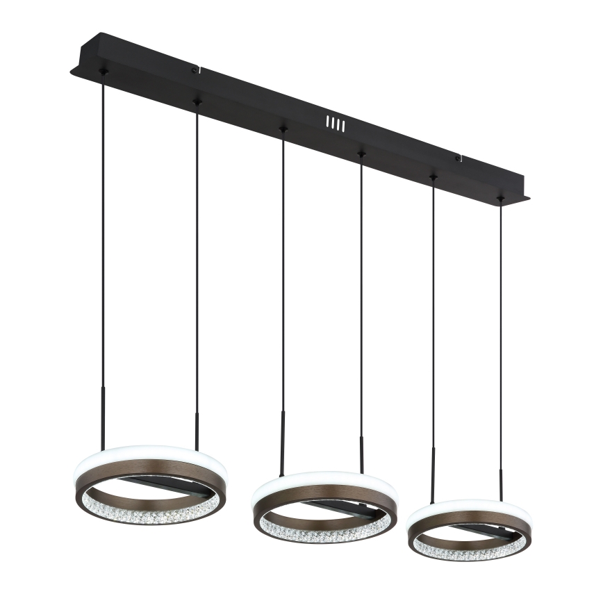 Globo - Lámpara LED colgante LED/40W/230V 3000/4000/6000K marrón