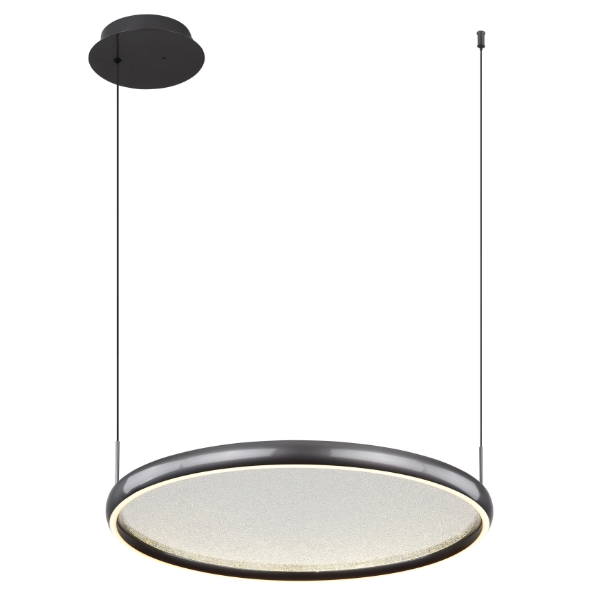 Globo - Lámpara de araña LED regulable LED/36W/230V 2700-6000K negro + control remoto