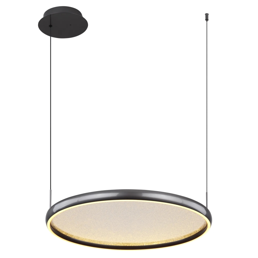 Globo - Lámpara de araña LED regulable LED/36W/230V 2700-6000K negro + control remoto