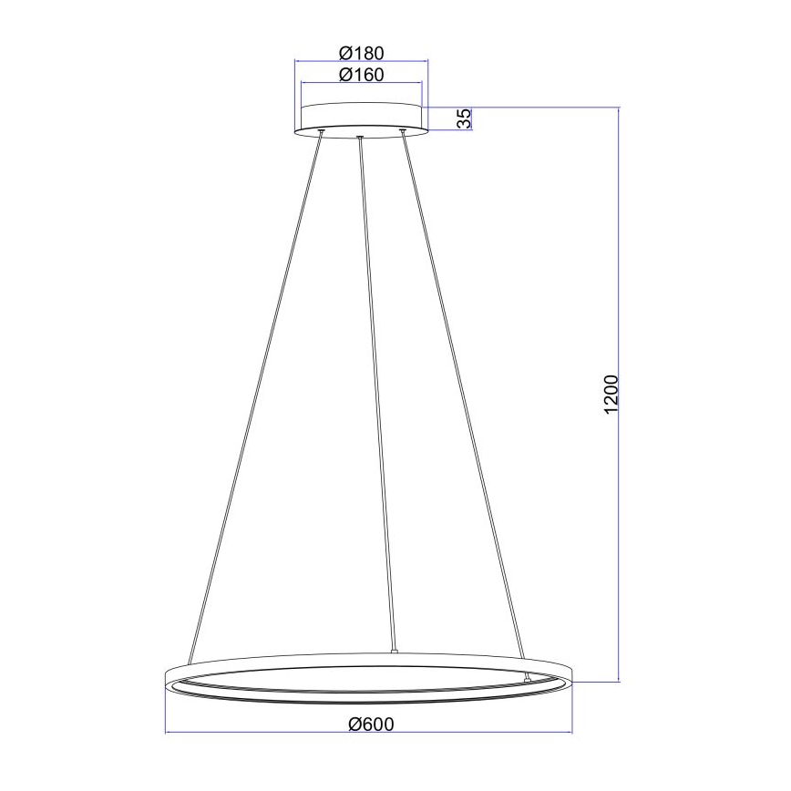 Globo - Lámpara de araña de luces LED LED/29W/230V