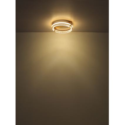 Globo - LED Plafón de cristal regulable LED/36W/230V 2700K-6000K + control remoto