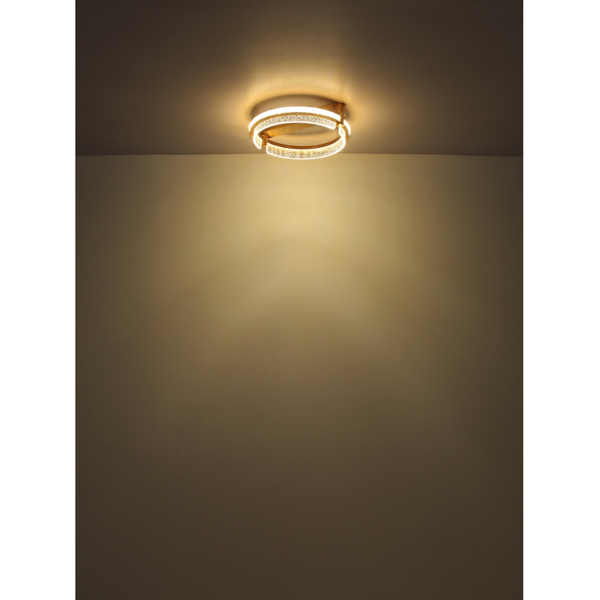 Globo - LED Plafón de cristal regulable LED/36W/230V 2700K-6000K + control remoto