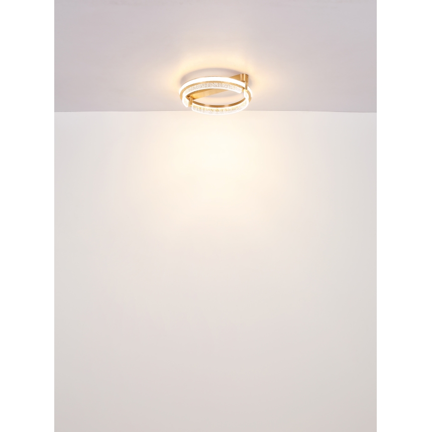 Globo - LED Plafón de cristal regulable LED/36W/230V 2700K-6000K + control remoto