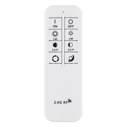 Globo - LED Plafón de cristal regulable LED/36W/230V 2700K-6000K + control remoto