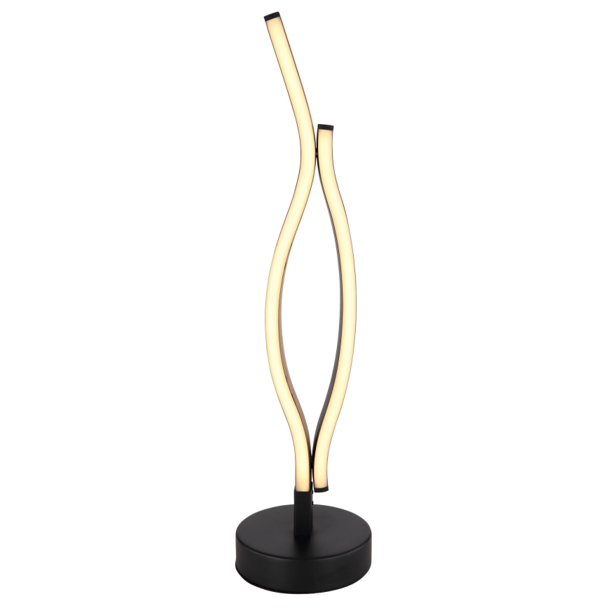 Globo - Lámpara de mesa LED LED/12W/230V negro/marrón