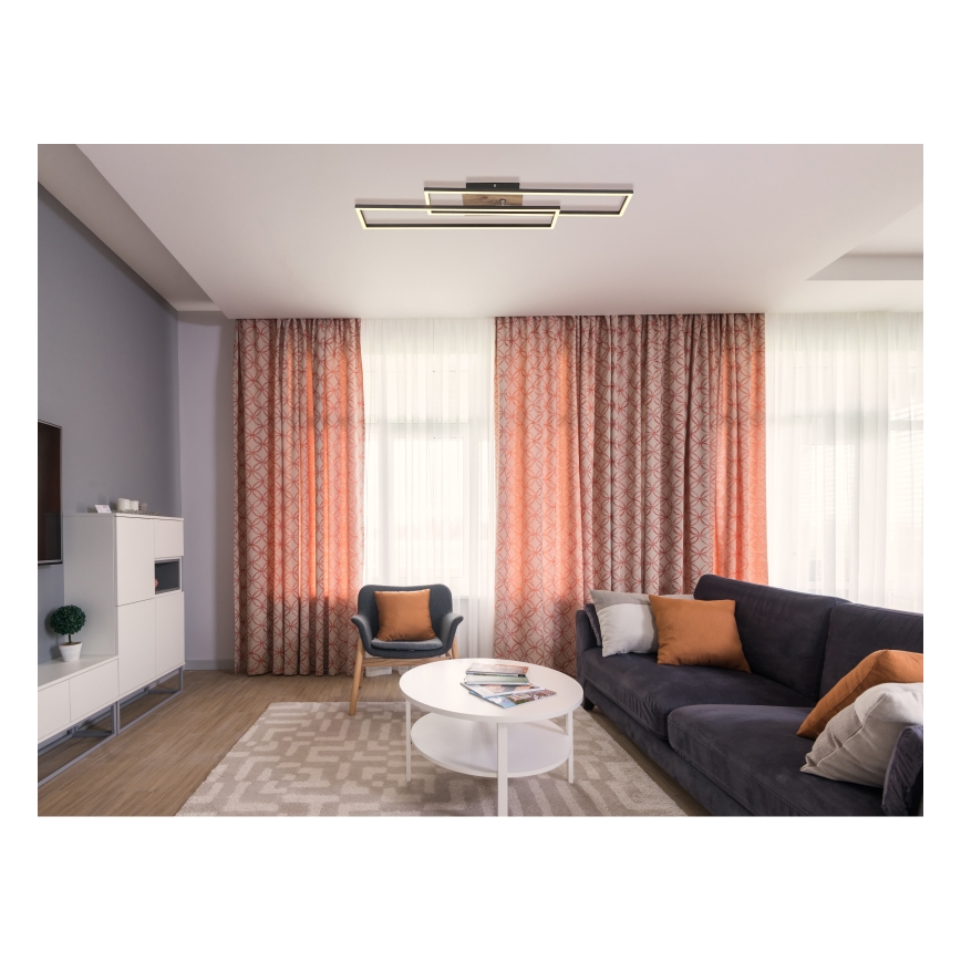 Globo - Plafón LED LED/30W/230V 3000K 60x80 cm negro