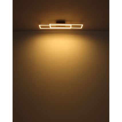 Globo - Plafón LED LED/30W/230V 3000K 60x80 cm negro