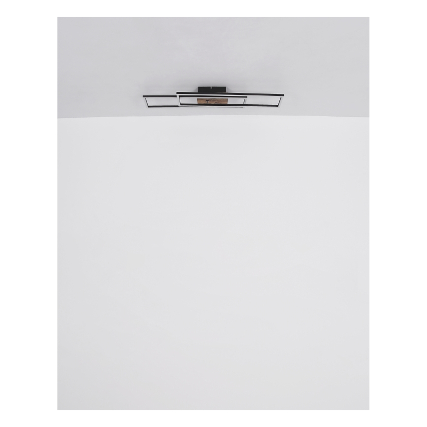 Globo - Plafón LED LED/30W/230V 3000K 60x80 cm negro