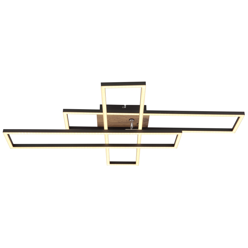 Globo - Plafón LED LED/40W/230V 3000K 60x80 cm negro