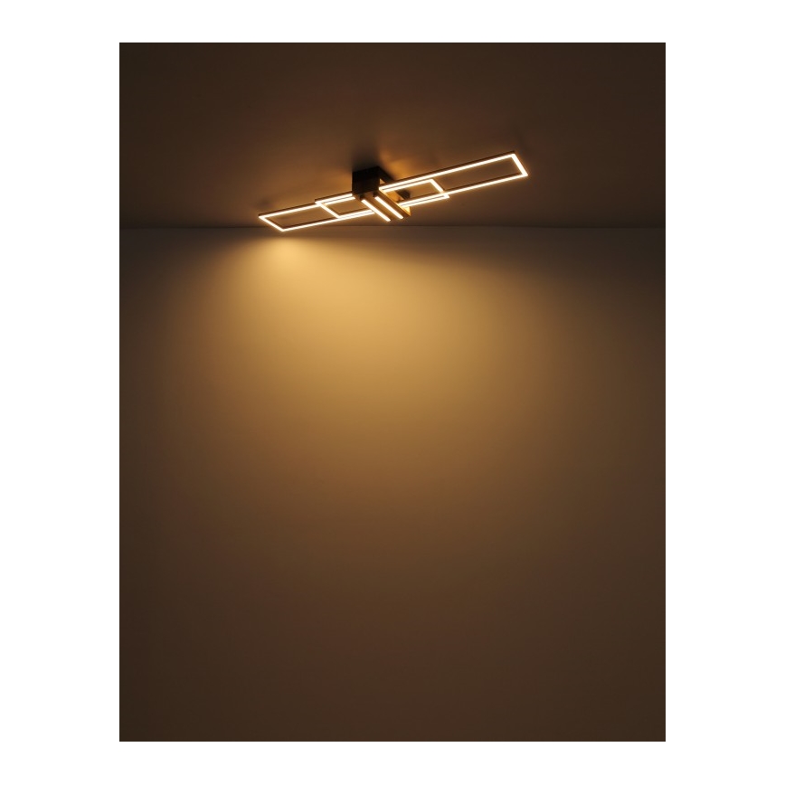 Globo - Plafón LED LED/40W/230V 3000K 25x100 cm negro