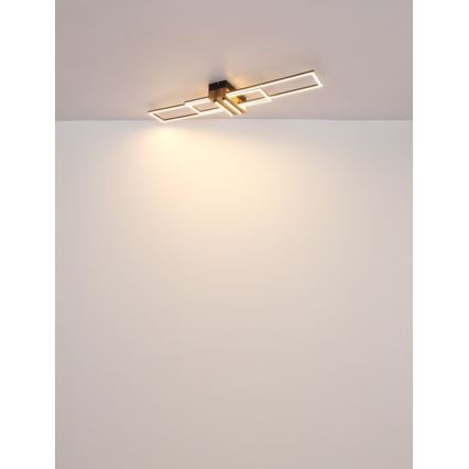 Globo - Plafón LED LED/40W/230V 3000K 25x100 cm negro