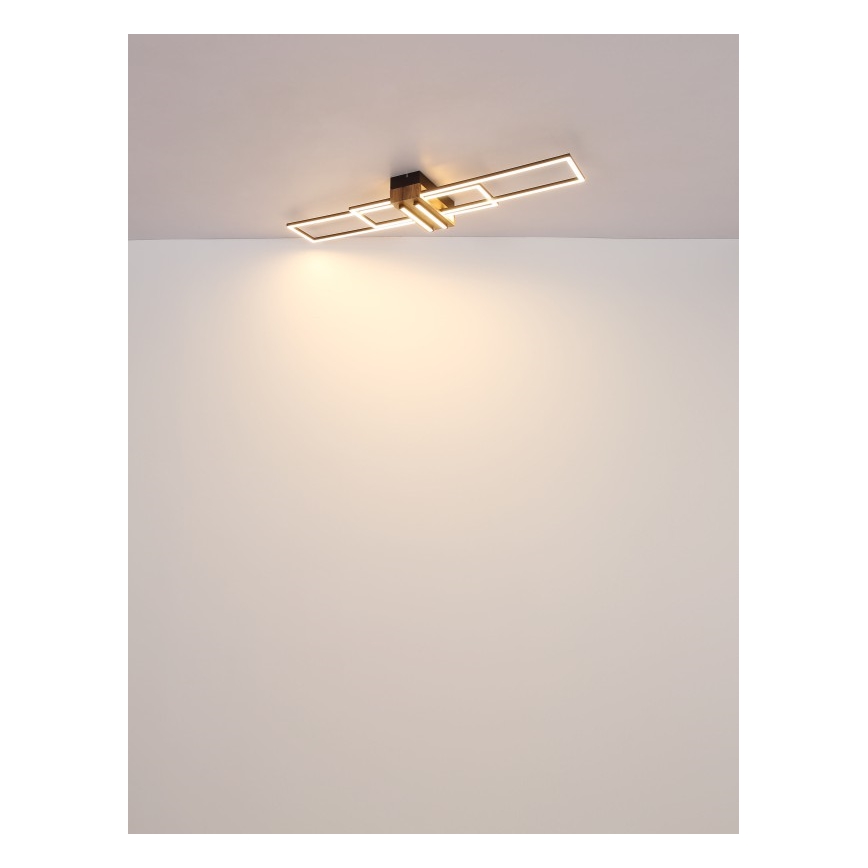 Globo - Plafón LED LED/40W/230V 3000K 25x100 cm negro