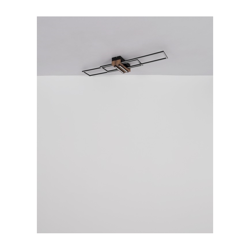 Globo - Plafón LED LED/40W/230V 3000K 25x100 cm negro