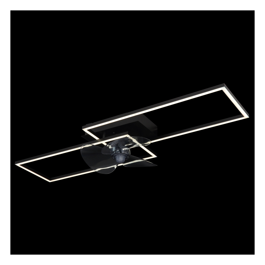 Globo - Lámpara de techo LED regulable con ventilador LED/38W/230V 3000-6500K + mando a distancia