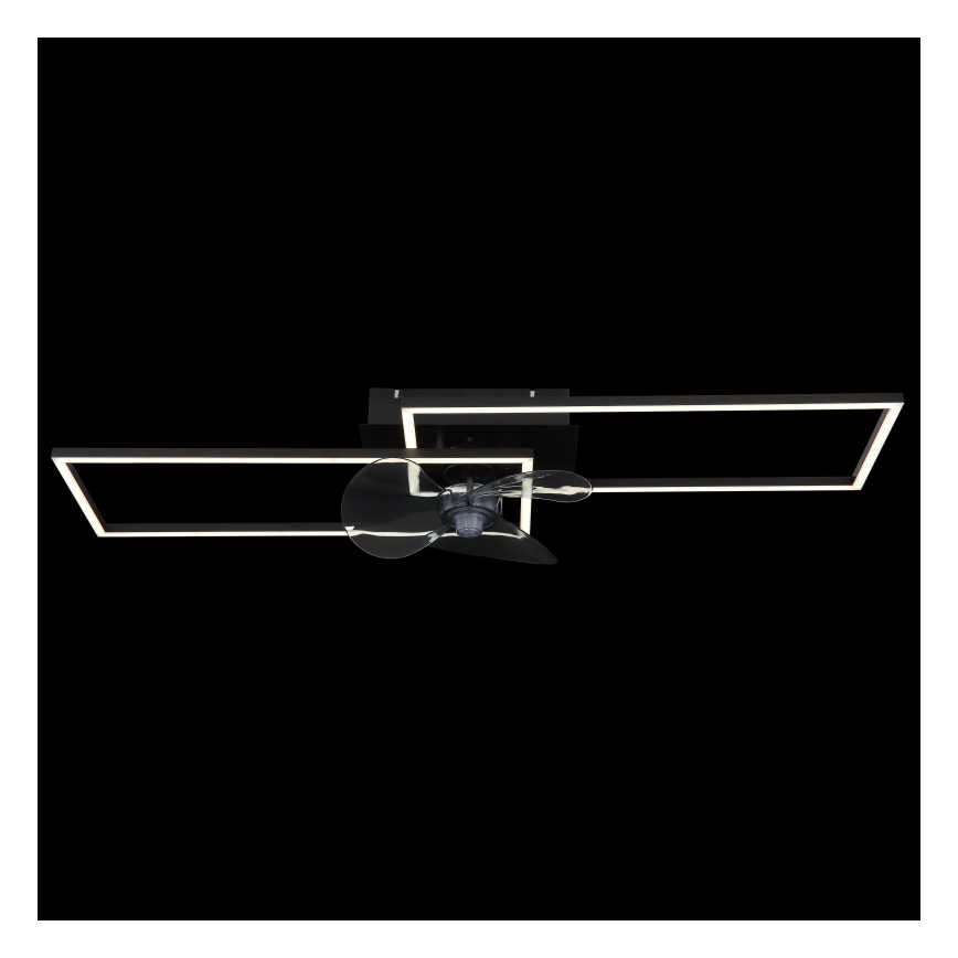 Globo - Lámpara de techo LED regulable con ventilador LED/38W/230V 3000-6500K + mando a distancia