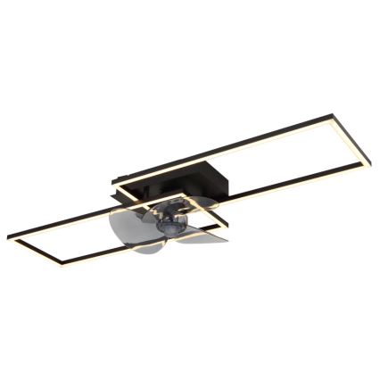 Globo - Lámpara de techo LED regulable con ventilador LED/38W/230V 3000-6500K + mando a distancia