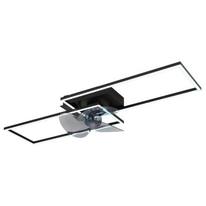 Globo - Lámpara de techo LED regulable con ventilador LED/38W/230V 3000-6500K + mando a distancia