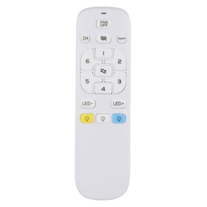 Globo - Lámpara de techo LED regulable con ventilador LED/38W/230V 3000-6500K + mando a distancia