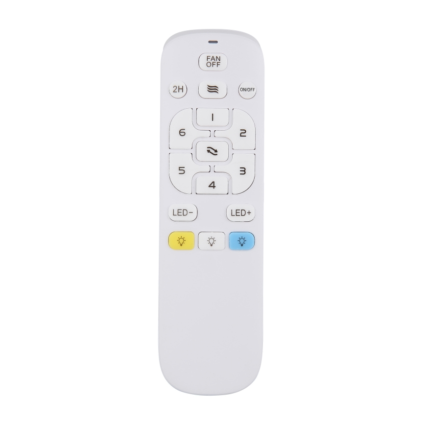 Globo - Lámpara de techo LED regulable con ventilador LED/38W/230V 3000-6500K + mando a distancia