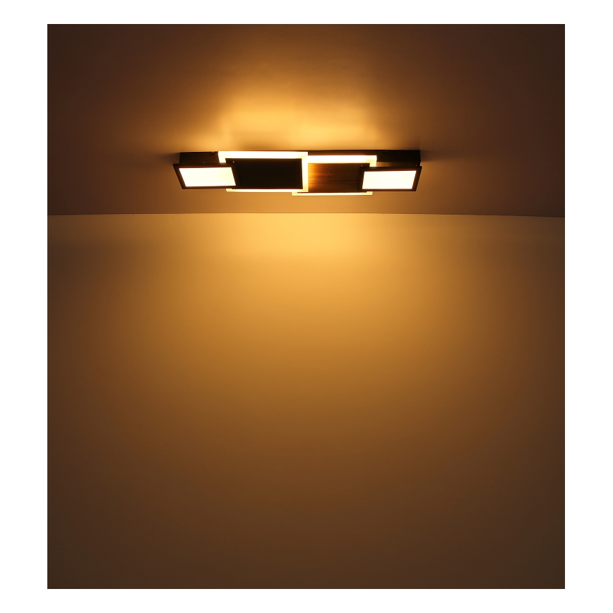 Globo 67279-30 - Lámpara de techo LED CAROLINE LED/30W/230V 25x71,5 cm beige/negro