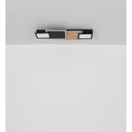 Globo 67279-30 - Lámpara de techo LED CAROLINE LED/30W/230V 25x71,5 cm beige/negro