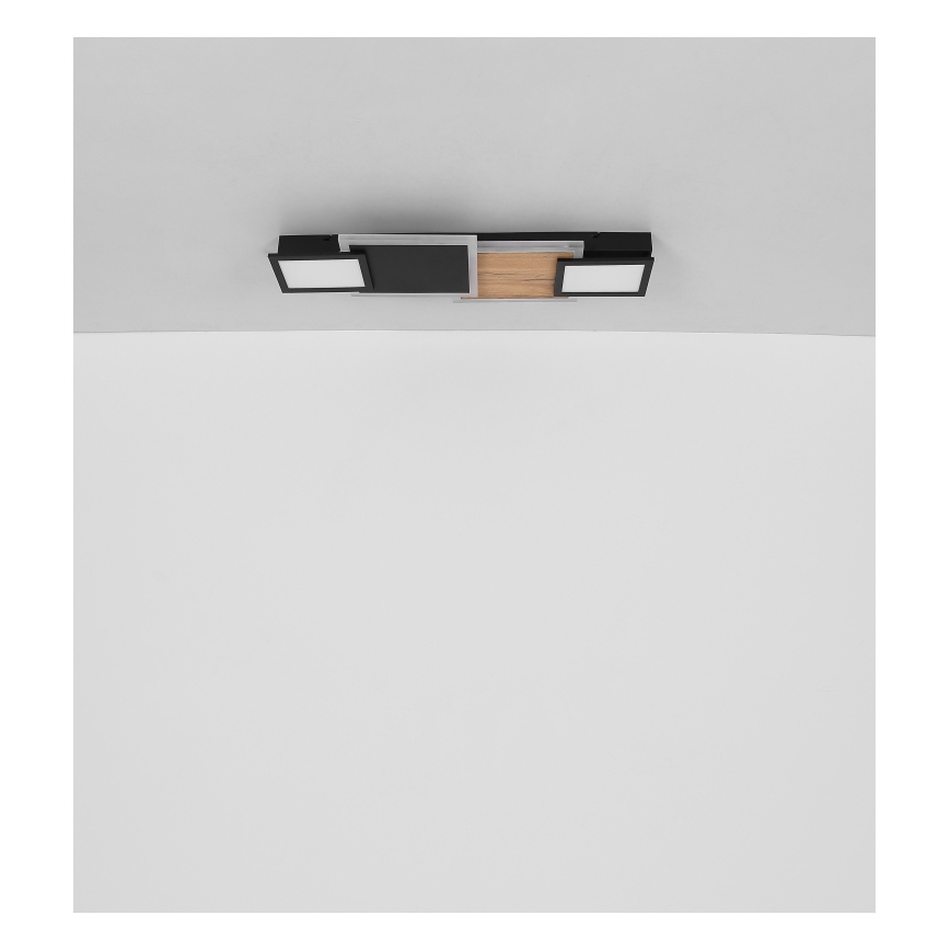 Globo 67279-30 - Lámpara de techo LED CAROLINE LED/30W/230V 25x71,5 cm beige/negro
