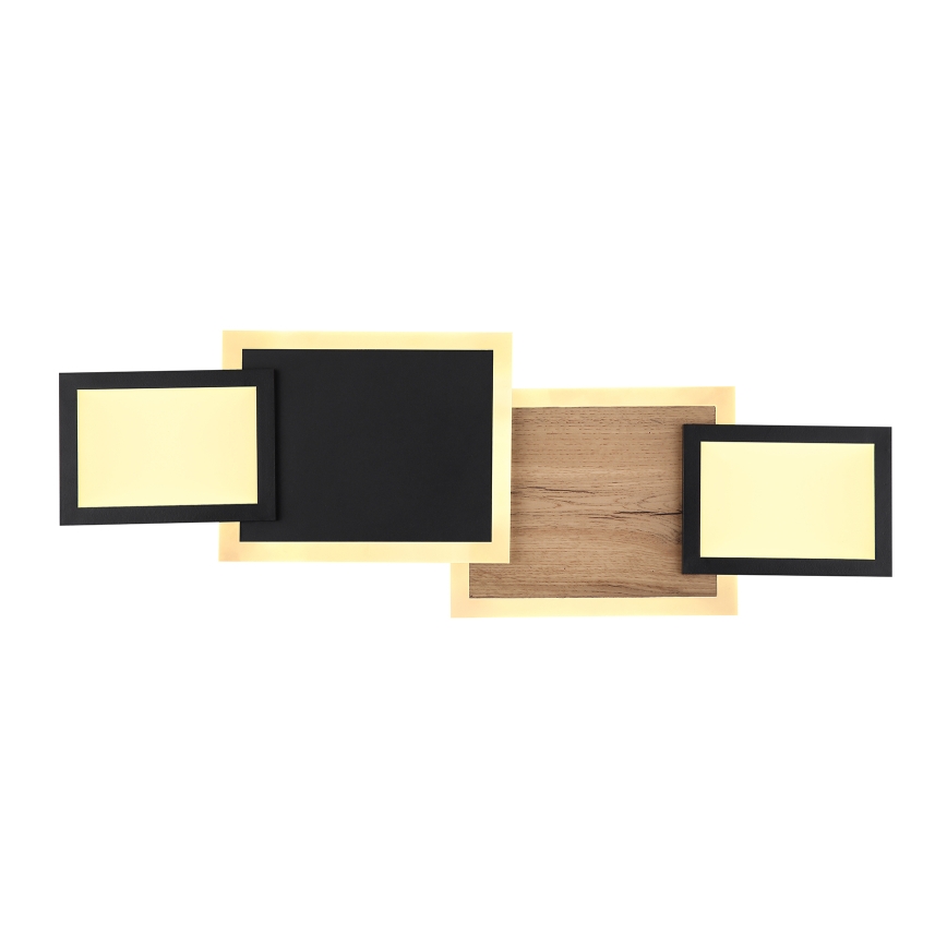 Globo 67279-30 - Lámpara de techo LED CAROLINE LED/30W/230V 25x71,5 cm beige/negro