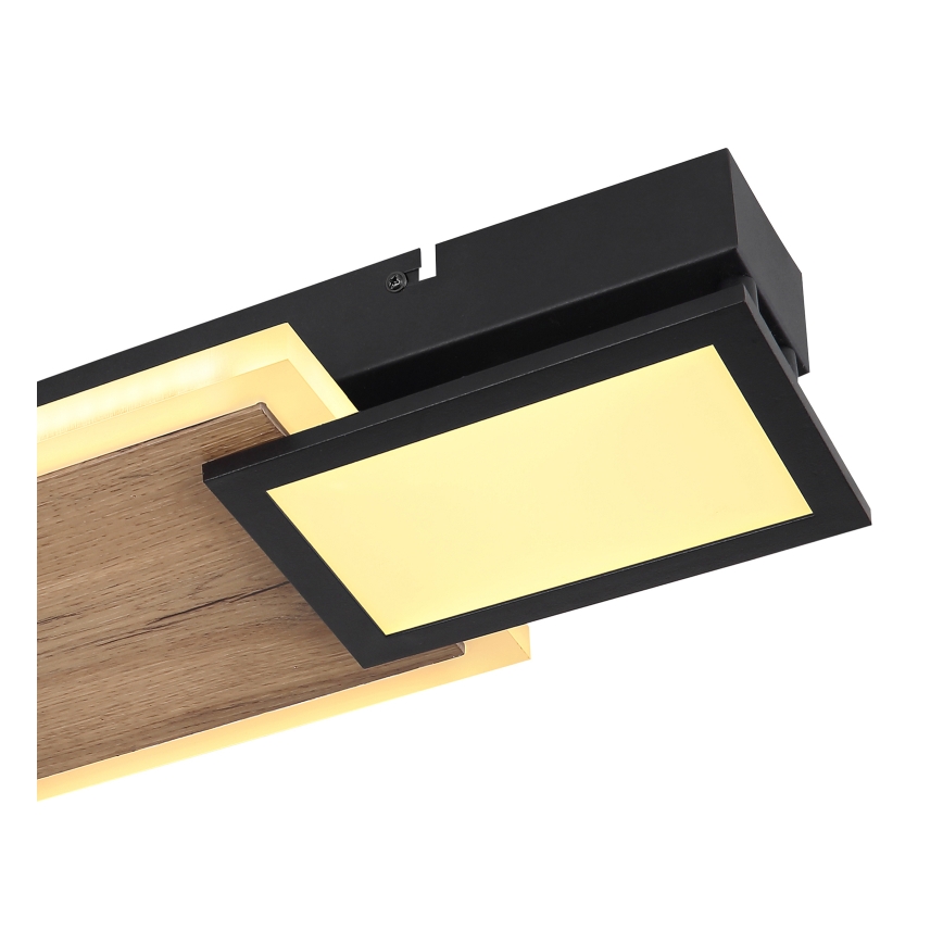 Globo 67279-30 - Lámpara de techo LED CAROLINE LED/30W/230V 25x71,5 cm beige/negro