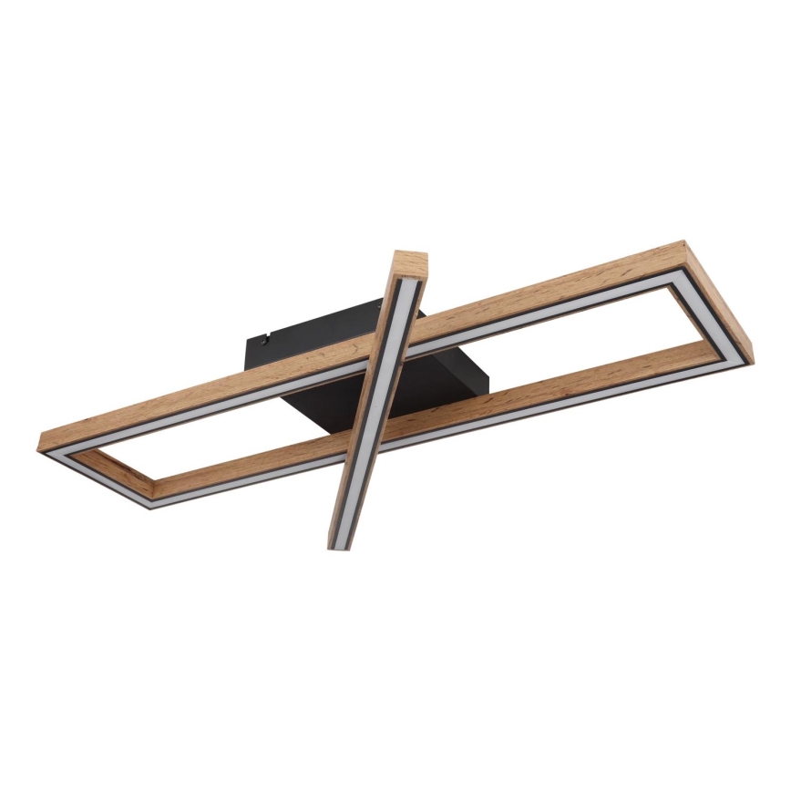 Globo 67287D1 - Lámpara de techo LED MANDERA LED/36W/230V 20x80 cm marrón