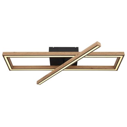 Globo 67287D1 - Lámpara de techo LED MANDERA LED/36W/230V 20x80 cm marrón