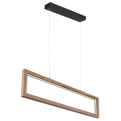 Globo 67287H - Lámpara colgante LED de cable MANDERA LED/24W/230V marrón