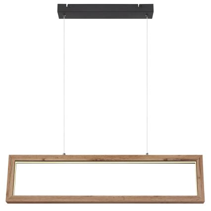 Globo 67287H - Lámpara colgante LED de cable MANDERA LED/24W/230V marrón