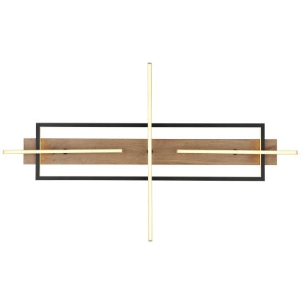 Globo 67296D2 - Lámpara de techo LED BEATRIX LED/48W/230V 60,5x100 cm marrón