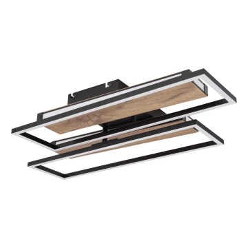 Globo 67299D1 - Plafón LED de techo COLLI LED/48W/230V 52x60 cm marrón/negro