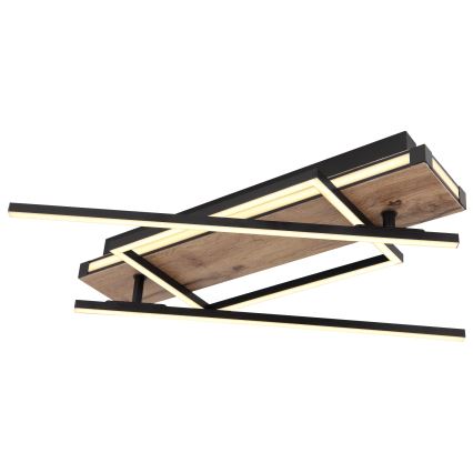 Globo 67299D3 - Lámpara de techo LED COLLI LED/40W/230V 88x120 cm beige/negro