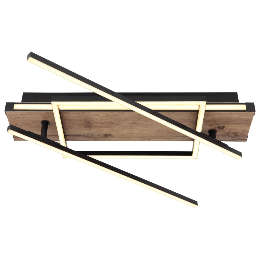 Globo 67299D3 - Lámpara de techo LED COLLI LED/40W/230V 88x120 cm beige/negro