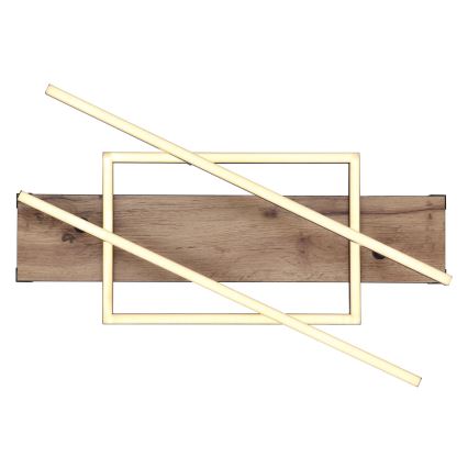 Globo 67299D3 - Lámpara de techo LED COLLI LED/40W/230V 88x120 cm beige/negro