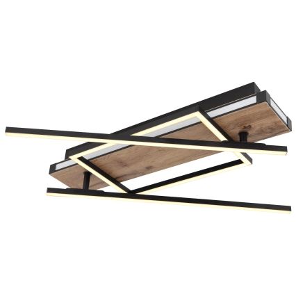 Globo 67299D3 - Lámpara de techo LED COLLI LED/40W/230V 88x120 cm beige/negro