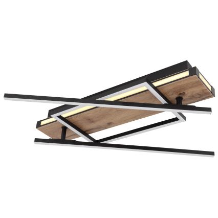 Globo 67299D3 - Lámpara de techo LED COLLI LED/40W/230V 88x120 cm beige/negro