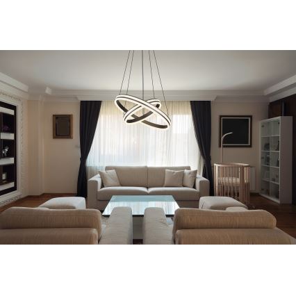 Globo - Lámpara de araña LED regulable LED/60W/230V 2700K-6000K + control remoto