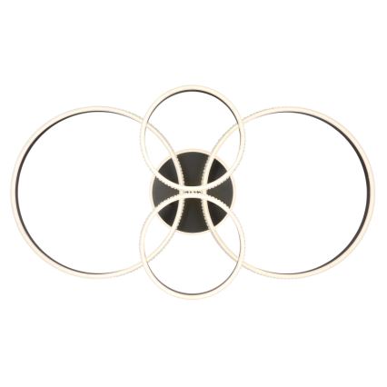 Globo - Lámpara de techo LED LED/39W/230V 2700/4500/6500K 106x60 cm antracita