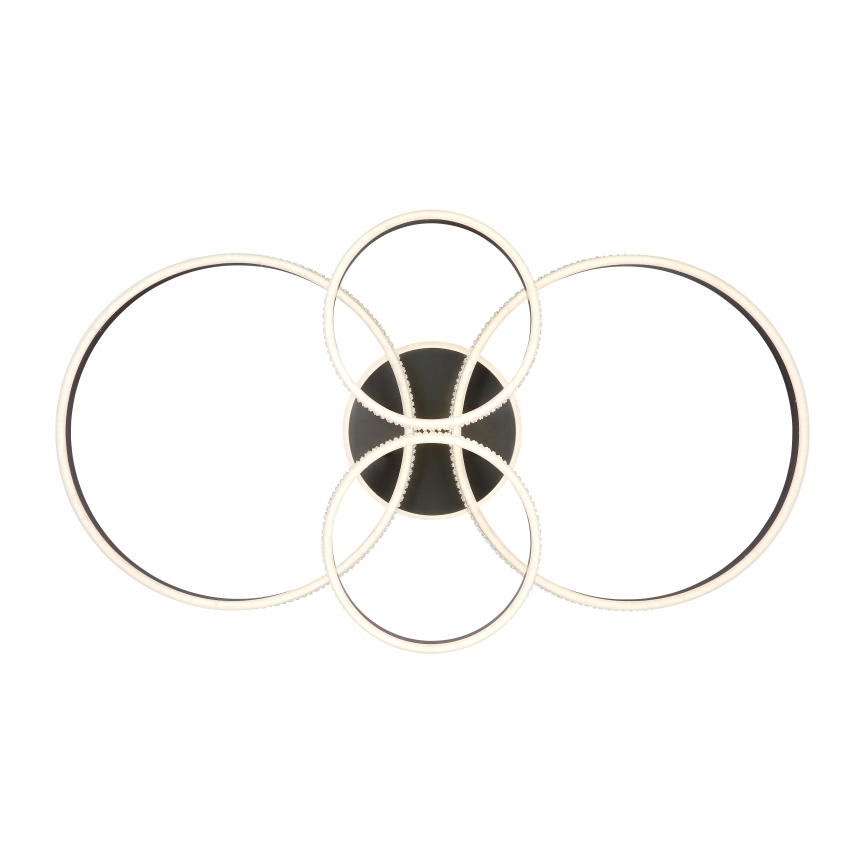 Globo - Lámpara de techo LED LED/39W/230V 2700/4500/6500K 106x60 cm antracita