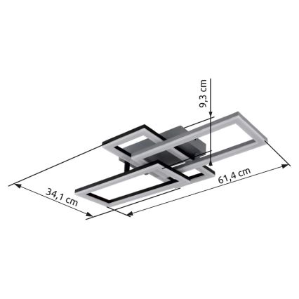 Globo - Plafón LED LED/24W/230V