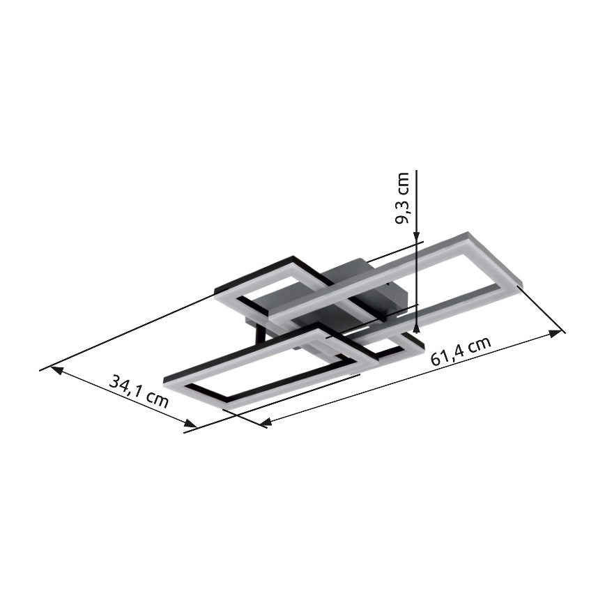Globo - Plafón LED LED/24W/230V