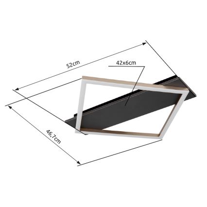 Globo - Plafón LED LED/18W/230V