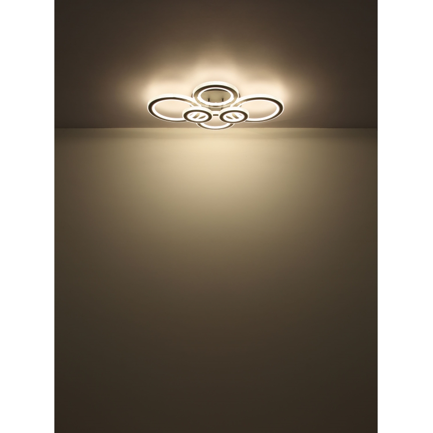 Globo - Lámpara de techo LED regulable LED/60W/230V 2700-6000K 56x78 cm antracita + mando a distancia